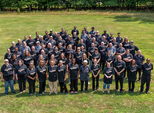 Merit Brass Cleveland headquarters team group photo